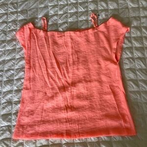 Maje neon coral top